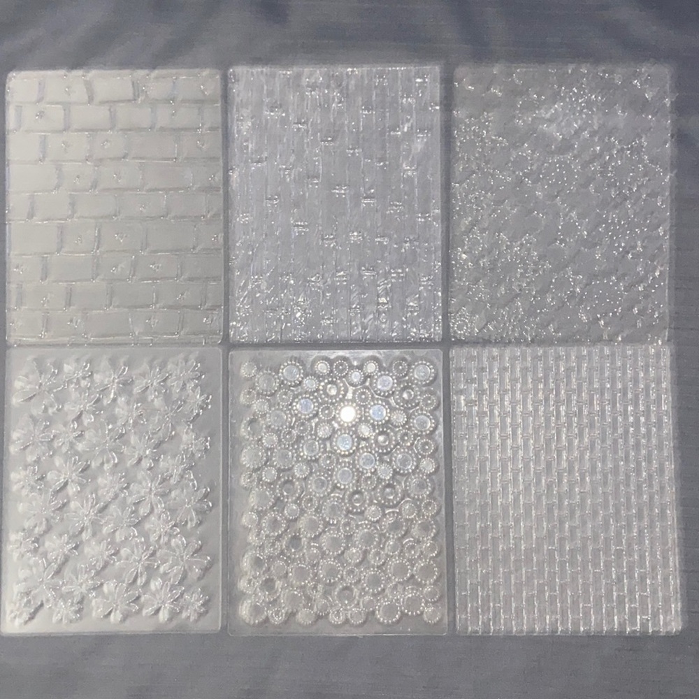 Set of 6 Fondant/Buttercream Impression Mats